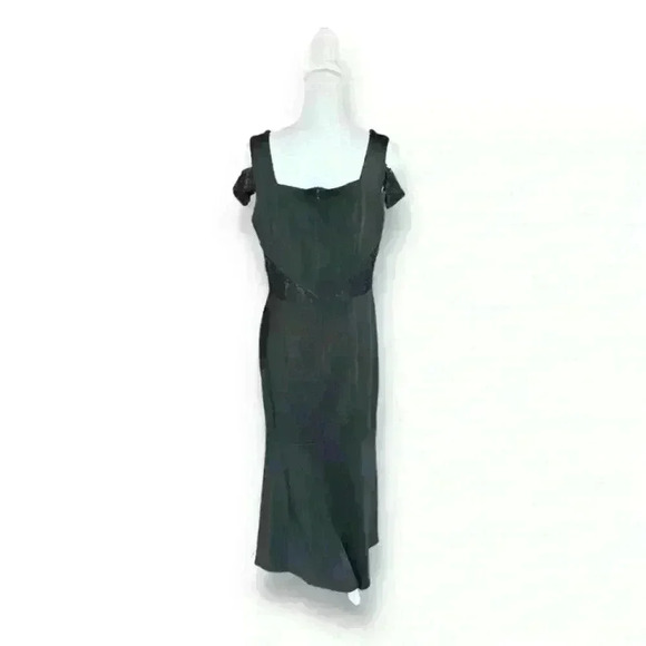 Alexa B Nite Women’s Black Mermaid Style Dress Size 14W NWT - Picture 4 of 6